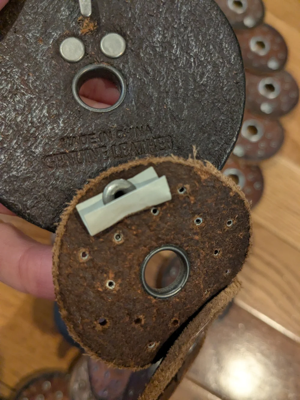 Leather Boho Concho Belt